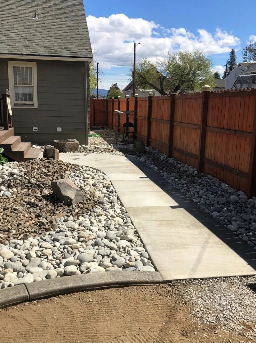 Concrete flatwork project